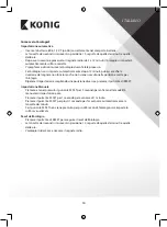 Preview for 10 page of König KN-CL20N Manual