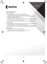 Preview for 18 page of König KN-CL20N Manual