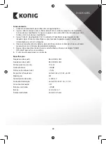 Preview for 28 page of König KN-MICW611 Manual