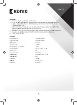 Preview for 68 page of König KN-MICW611 Manual