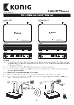 Preview for 23 page of König KN-WLHDMI20 Connection & Operation