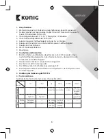 Preview for 6 page of König KN-WS400N Manual