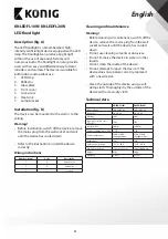 Preview for 4 page of König KNLEDFL10W User Manual