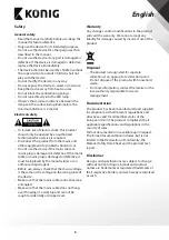 Preview for 5 page of König KNLEDFL10W User Manual