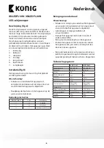 Preview for 6 page of König KNLEDFL10W User Manual