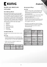 Preview for 8 page of König KNLEDFL10W User Manual