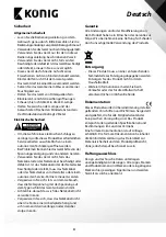 Preview for 7 page of König KNLEDFL10W1 User Manual