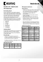 Preview for 10 page of König KNLEDFL10W1 User Manual