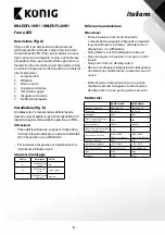 Preview for 12 page of König KNLEDFL10W1 User Manual