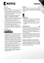 Preview for 13 page of König KNLEDFL10W1 User Manual