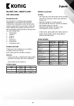 Preview for 24 page of König KNLEDFL10W1 User Manual