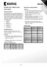 Preview for 26 page of König KNLEDFL10W1 User Manual