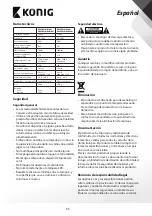 Preview for 11 page of König KNLEDFLMB10W User Manual