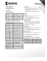 Preview for 19 page of König SAS-ALARM240 User Manual