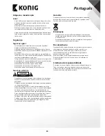 Предварительный просмотр 30 страницы König SAS-ALARM240 User Manual