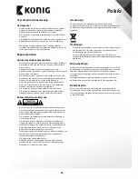 Предварительный просмотр 56 страницы König SAS-ALARM240 User Manual