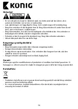 Preview for 34 page of König SAS-ALARM400 - QIG User Manual