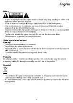 Предварительный просмотр 5 страницы König SAS-ASDW4-QIG Series User Manual