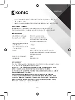 Preview for 16 page of König SAS-CA100 Manual