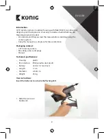 Preview for 2 page of König SAS-DUMMYCAM30 Manual