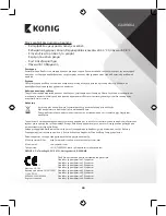 Preview for 66 page of König SAS-SA100 Manual