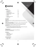 Preview for 87 page of König SAS-SA100 Manual