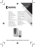 Preview for 1 page of König SAS-WDB201 Manual