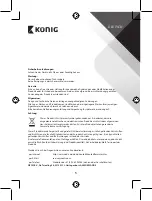 Preview for 5 page of König SAS-WDB201 Manual