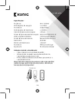 Preview for 14 page of König SAS-WDB201 Manual