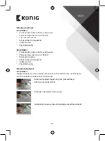 Предварительный просмотр 71 страницы König SASWDB301 Manual