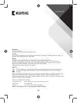 Предварительный просмотр 101 страницы König SASWDB301 Manual