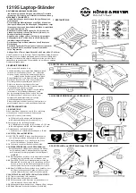 Предварительный просмотр 1 страницы Konig & Meyer 12195 Quick Start Manual