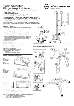 Preview for 1 page of Konig & Meyer 12331 Quick Manual