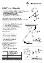 Предварительный просмотр 1 страницы Konig & Meyer 14044 Assembly Instructions Manual