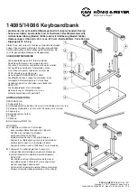 Konig & Meyer 14085 Quick Start Manual preview