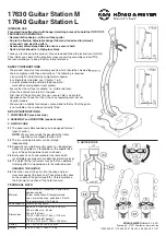 Preview for 3 page of Konig & Meyer 17630 Quick Start Manual