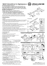 Konig & Meyer 18804 Installation Instructions предпросмотр