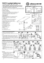 Preview for 1 page of Konig & Meyer 18815 Instruction Manual