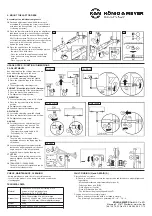 Preview for 4 page of Konig & Meyer 18815 Instruction Manual