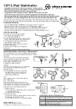 Konig & Meyer 19721 Instruction Manual preview