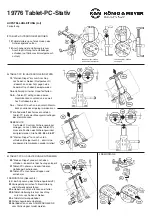 Предварительный просмотр 2 страницы Konig & Meyer 19776 Quick Start Manual