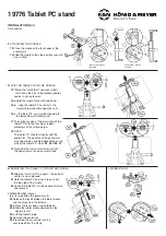 Предварительный просмотр 6 страницы Konig & Meyer 19776 Quick Start Manual