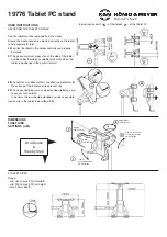 Предварительный просмотр 7 страницы Konig & Meyer 19776 Quick Start Manual