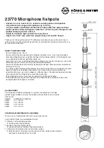 Предварительный просмотр 3 страницы Konig & Meyer 23770 Manual