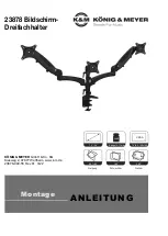 Konig & Meyer 23878 Installation Instructions Manual preview