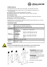 Предварительный просмотр 2 страницы Konig & Meyer 24166 Information For Use