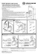 Предварительный просмотр 3 страницы Konig & Meyer 24481 Manual