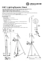 Preview for 3 page of Konig & Meyer 246/1 Quick Start Manual