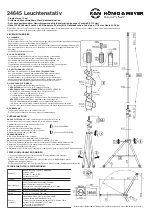 Предварительный просмотр 1 страницы Konig & Meyer 24645 Quick Start Manual