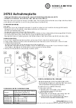 Preview for 1 page of Konig & Meyer 26792 Instruction Manual